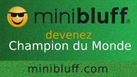 Jordan joue au Minibluff